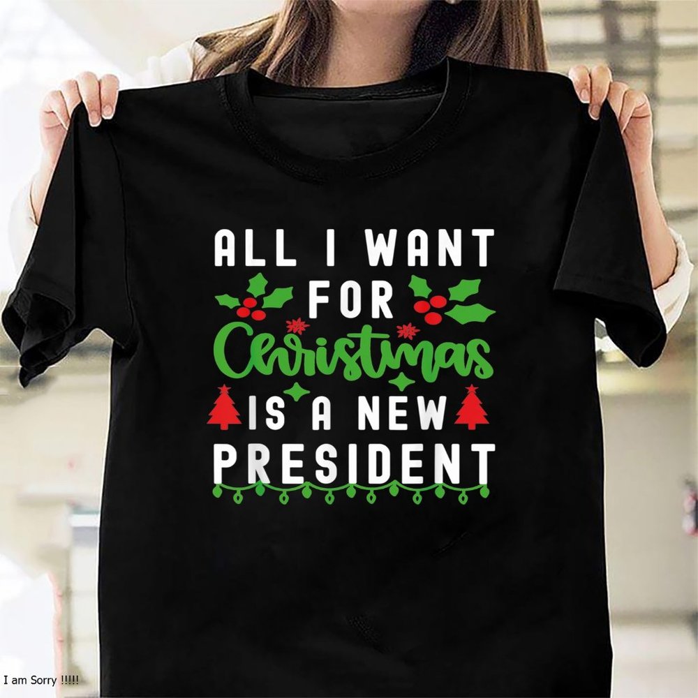 All I Want For Christmas Is A New President Christmas Pajama55